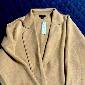 JCrew Sweater Blazer in beige